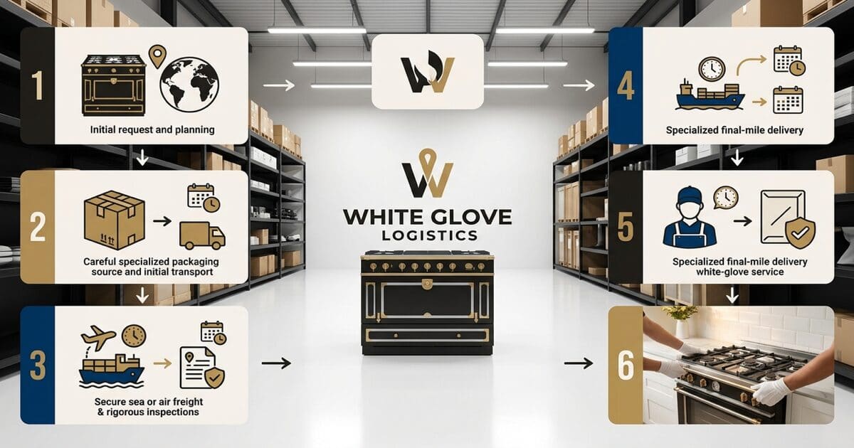 Minh hoạ 2: Bếp La Cornue của Pháp: vì sao Việt Nam chỉ có thể nhập khẩu? — White Glove Logistics